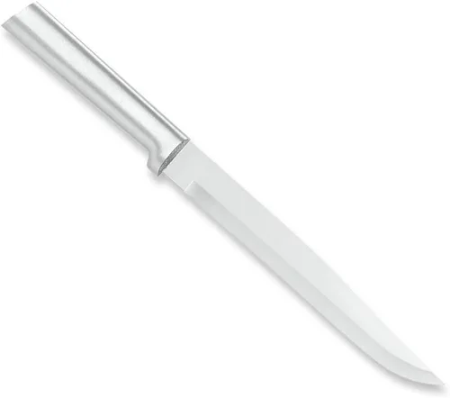 Vista 5 de Rada Cuchillo para cortar cubiertos – Hoja de acero inoxidable con mango de resina de acero negro fabricado en EE. UU., 11-3/8 pulgadas
