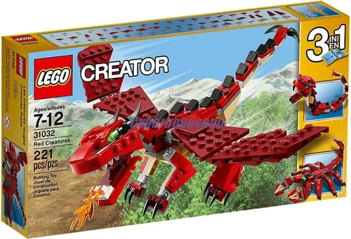 Vista 2 de LEGO Creator Criaturas rojas