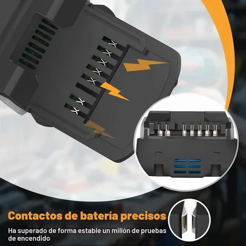Vista 4 de Shentec Paquete de 2 baterías de 3.0Ah 18V compatibles con Hitachi BSL1815X