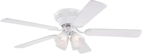 Vista 11 de Westinghouse 7232400 CONTEMPRA IV Ventilador de techo interior con luz, 52 pulgadas, latón