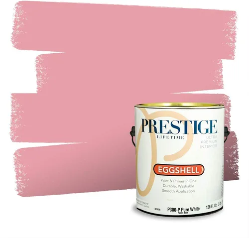 Vista 655 de Prestige Paints Pintura exterior e imprimación en uno, 1 galón, plano, coincidencia comparable de Valspar* Amber Rose*