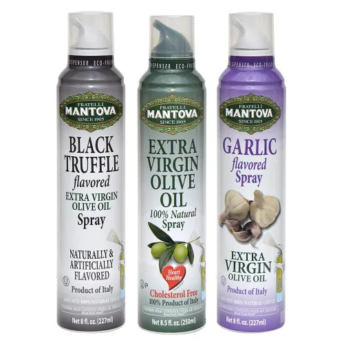 Vista 25 de Mantova Spray de Aceite de Oliva Extra Virgen de 8.5 onzas, Botella de Spray - Controla la Cantidad de Aceite - Ideal para Ensaladas y Cocina
