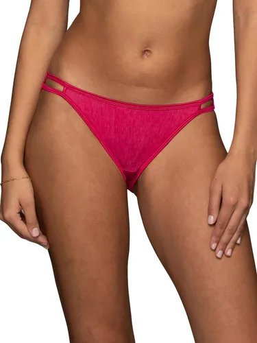 Vista 7 de Vanity Fair Bragas de bikini con tira para mujer, Illumination, con elástico sedoso y ribete de satén Paquete de 3 Negro (Midnight Black)