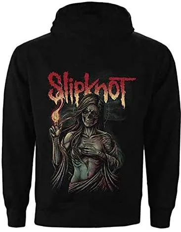 Vista 4 de Slipknot - Sudadera con capucha para hombre, color negro, L