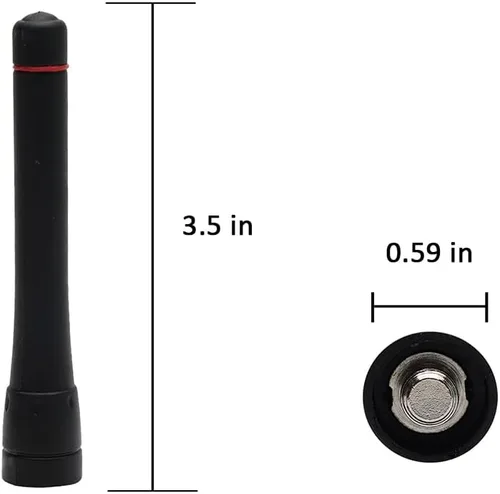 Vista 2 de UHF 400-470MHz Antena rechoncha para ICOM FA-SC73US IC-F21 F24 F43 F44 F4000 F4001 F4010 F4011 F4011 F4018 F4023 F4026 F4161 Walkie Talkie Dos Way