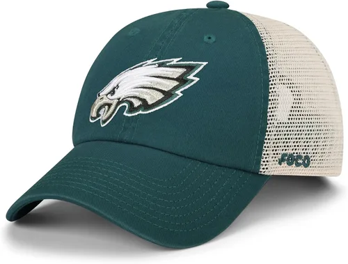 Vista 17 de FOCO NFL - Gorra de camionero de malla casual con logotipo del equipo de la NFL para hombre