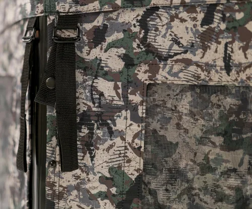 Vista 5 de Hawk Down & Out Scout Hunting - Persiana duradera de 74 pulgadas de altura, sin herramientas, panel de suelo oculto de camuflaje, con cierres