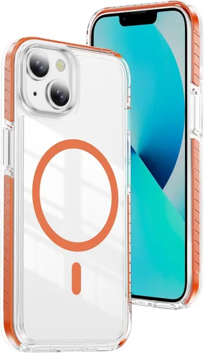 Vista 39 de LEMAXELERS Funda magnética transparente para iPhone 18 Pro Max, color negro