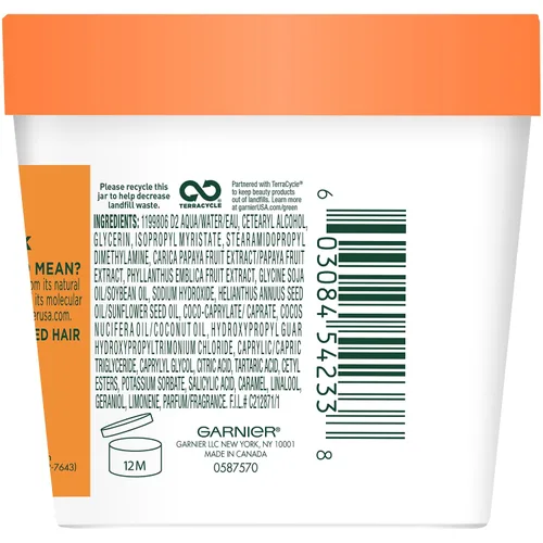 Vista 2 de Garnier Hair Care Fructis - Máscara para el cuidado del cabello, Papaya, Golosinas