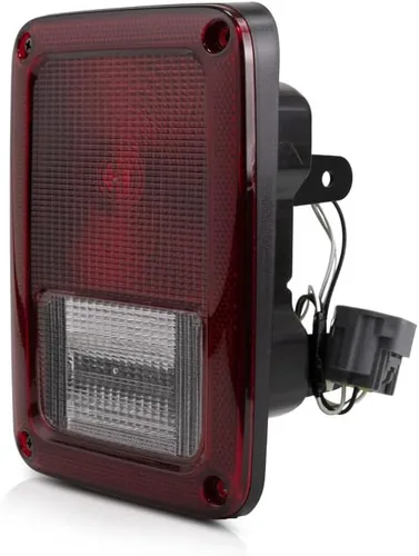 Vista 4 de Luz trasera para Jeep Wrangler 2007-2017 lado del conductor con bombillas certificado DOT para CH2800177 55077891AH