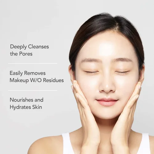 Vista 5 de Celimax Derma Nature Fresh Aceite Limpiador de Poros con Jojoba Removedor de Maquillaje Diario Ligero y Sin Grasa, Limpiador Facial, Eliminación