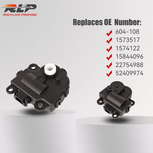 Vista 2 de Actuador de puerta de mezcla 604-108 compatible con Chevy Impala 2004-2013, sustituye a 1573517 1574122 15844096 2275498 52409974 1 pieza