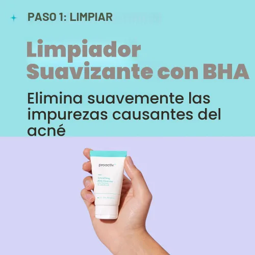 Vista 4 de Proactiv+ Tratamiento avanzado de acné para el cuidado de la piel en 3 pasos – Jabón facial con ácido salicílico, tratamiento para minimizar