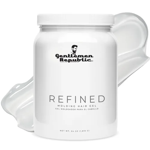 Vista 12 de Gentlemen Republic - Gel para el cabello refinado de 8 onzas, brillo y sujeción las 24 horas