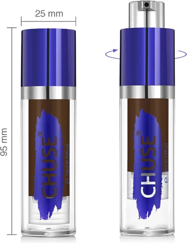 Vista 3 de CHUSE Pigmentos de cejas PMU 0.35oz/0.3 fl oz (L202 café oscuro)