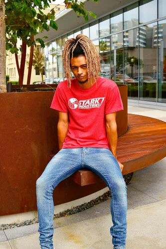 Vista 3 de Marvel Camiseta Iron Man Stark Industries