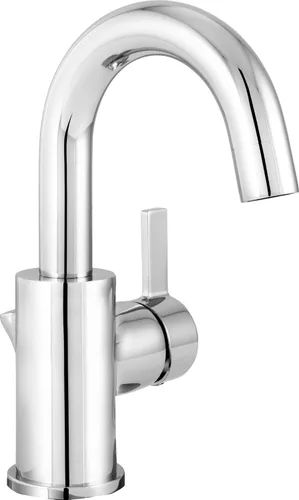Vista 3 de PROFLO PFWSC8871 Orrs - Grifo de baño de un solo orificio de 1.2 GPM con montaje de drenaje emergente, níquel cepillado cepillado níquel