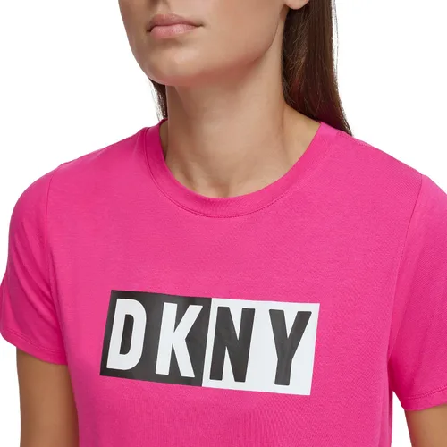 Vista 5 de DKNY Women's Summer Tops Short Sleeve T-Shirt