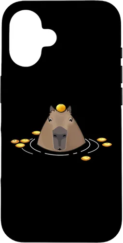 Vista 32 de Funda Capybara para iPhone 17 para hombre y mujer, diseño de naranjas frías