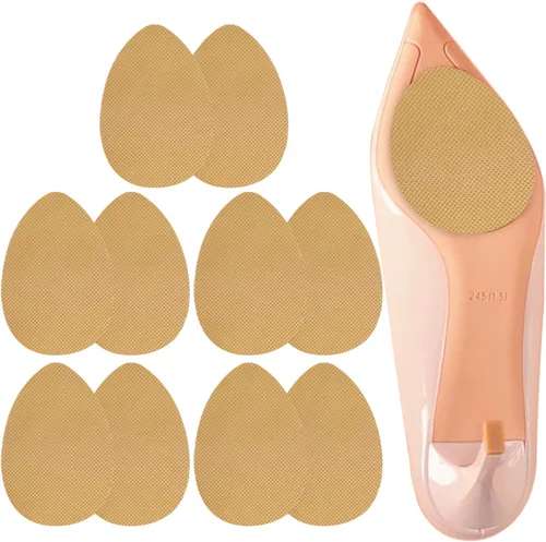 Vista 7 de Empuñaduras para zapatos en la parte inferior de los zapatos, almohadillas antideslizantes autoadhesivas, gominolas de silicona para zapatos 3 pares
