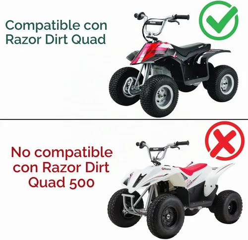 Vista 2 de AlveyTech Paquete de batería premium de 24 voltios para el ATV eléctrico Razor Dirt Quad (rango estándar de 7 Ah, todas las versiones) - Juego