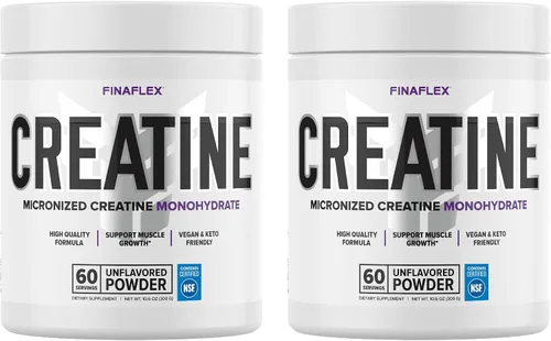 Vista 9 de FINAFLEX Creatina pura, sin sabor, 5.3 onzas, promueve la fuerza muscular, el tamaño y el rendimiento, monohidrato de creatina micronizado 100%
