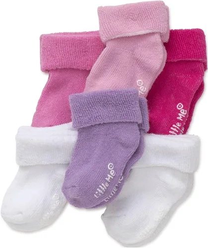 Vista 2 de Little Me baby-girls 6 Pack Variety Socks
