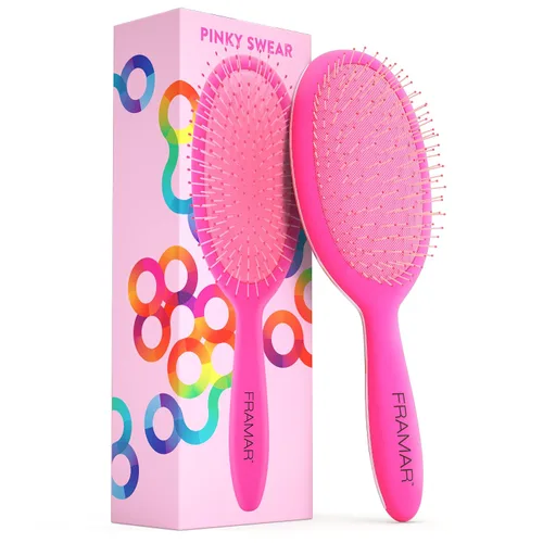 Vista 14 de Framar Cepillo desenredante para cabello rizado – Cepillos para el cabello para mujeres, desenredante húmedo, cepillo para cabello húmedo