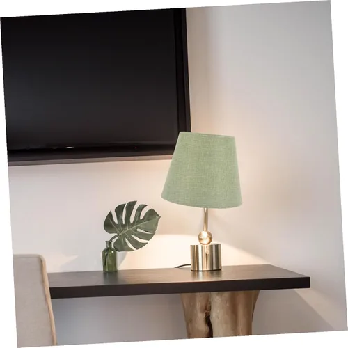 Vista 4 de DOITOOL Pantalla de tela para lámpara de tela, cubierta de lámpara de tambor E14, cubierta de repuesto para mesa de luz de pie para mesita de noche