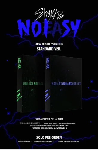 Vista 3 de JYP Ent. Stray Kids - NOEASY (Versión normal) (Vol.2) Álbum + Juego de tarjetas ilustradas adicionales (Versión B) (JYPK1271)