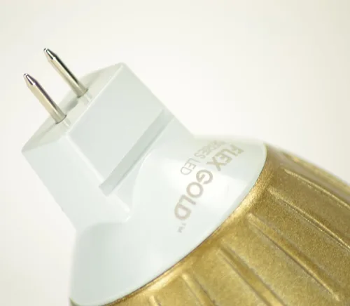 Vista 2 de Unique Lighting Systems Flex Gold Series MR16 4W 60 grados 280 lúmenes 3000K blanco bombilla LED (LED-4W-CM6WF30K)