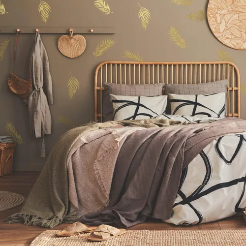 Vista 5 de RoomMates RMK4997SCS - Calcomanías de pared con palmera dorada