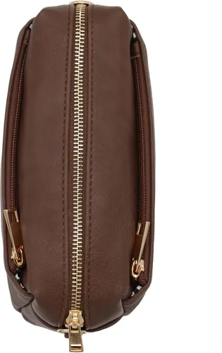 Vista 133 de FashionPuzzle Triple Zip Small Crossbody Bag