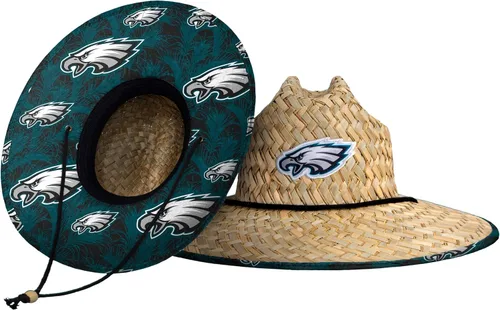 Vista 82 de FOCO - Sombrero de paja con logotipo de equipo universitario de NCAA y estampado floral para hombre