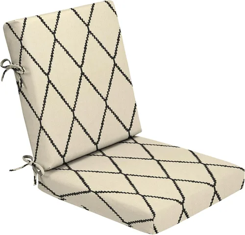 Vista 15 de Arden Foam - Cojín para silla de comedor al aire libre, 20 x 20 pulgadas, fabricado con espuma ProFoam, resistente a la lluvia, resistente a