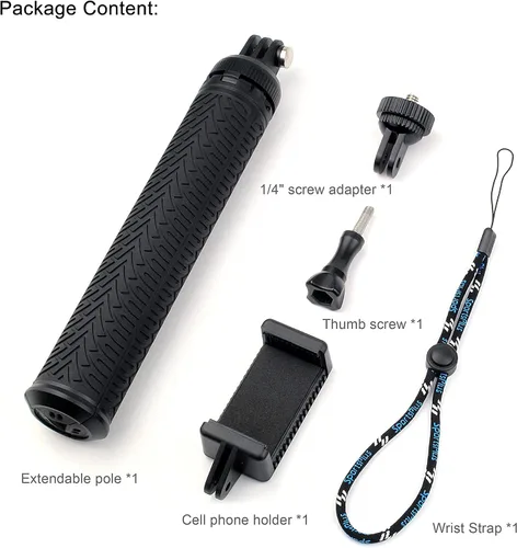 Vista 9 de Soporte extensible de trípode para selfie stick de 28