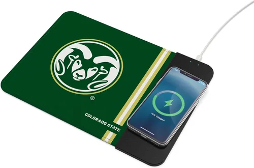 Vista 43 de SOAR NCAA Almohadilla de ratón unisex con carga inalámbrica para teléfono celular