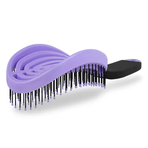 Vista 17 de NuWay® DoubleC PRO® - Cepillo patentado para el cuidado del cuero cabelludo, diseño de doble curva para masaje del cuero cabelludo