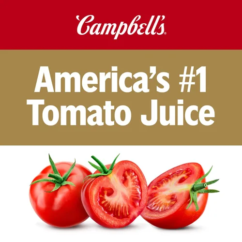 Vista 4 de Campbell's 100% jugo de tomate, lata de 11.5 fl oz