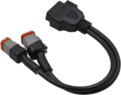Vista 5 de 4 6 PIN motocicleta OBD2 diagnósticos conector 4PIN 6PIN 2 en 1 motocicleta OBD adaptador de extensión