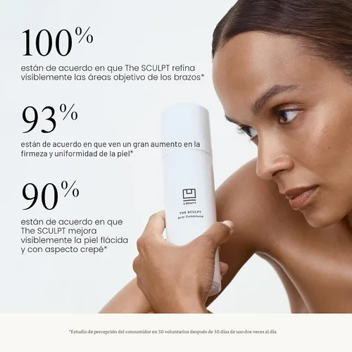 Vista 5 de U Beauty SCULPT Arm Compound Loción corporal en crema tensora para la piel, crema reafirmante para brazos y cuello con retinol + vitamina C - 4.1