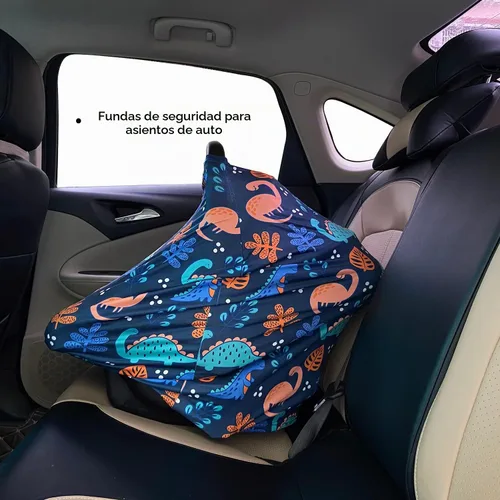 Vista 6 de Fundas de asiento de automóvil para bebés - Cubierta de toldo multiusos para asiento de automóvil, fundas para lactancia materna, cubierta de toldo