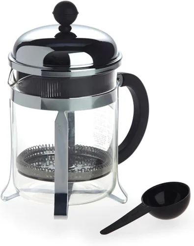Vista 23 de Bodum Chambord - Cafetera de prensa francesa, Jarra de vidrio, Cromado
