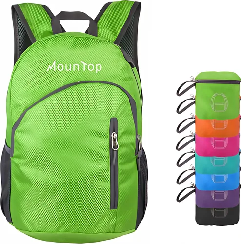 Vista 12 de MounTop Mochila resistente al agua plegable ligera al aire libre para viajes senderismo equitación