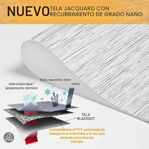Vista 2 de Persianas enrollables opacas, inalámbricas, fáciles de instalar Rayas blancas y negras