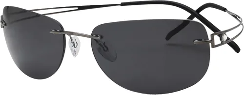 Vista 12 de Eyekepper Gafas de sol polarizadas con montura de titanio sin montura
