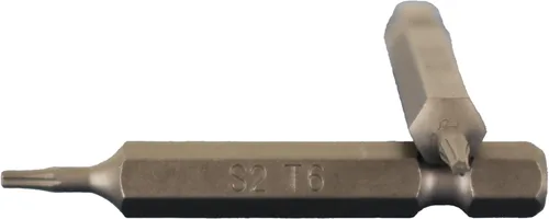 Vista 4 de TMAX Juego de puntas de destornillador de cabeza de estrella T6 Torx de 25 piezas, acero S2 de 6 puntos T-6 puntas de inserción de destornillador
