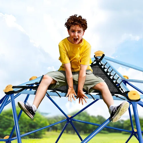 Vista 8 de JYGOPLA Silla de red para cúpula de escalada de 10 pies y 11 pies, accesorios de cúpula para escalar resistentes, fácil de instalar, para niños de 4