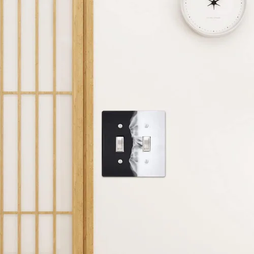 Vista 7 de BUYGOO 7 moldes de resina para cubierta de interruptor de luz, panel de enchufe de interruptor de yeso para resina epoxi, moldes de cubierta