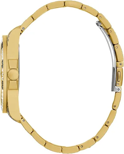 Vista 3 de GUESS Reloj analógico de tono dorado para hombre de EE UU Oro